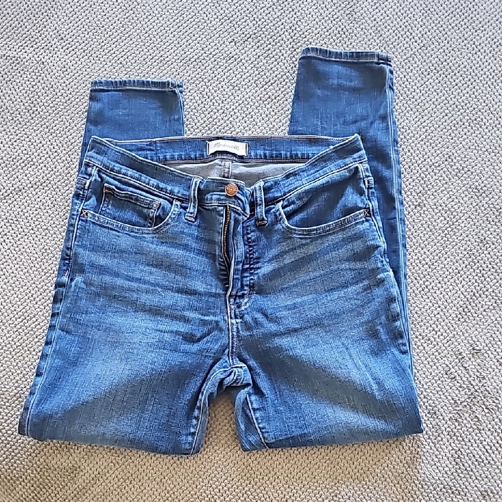 Madewell 9" High Rise Skinny Blue Denim Jeans 29